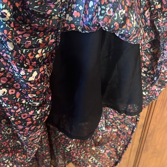 Babydoll Dress Puffed Sleeve Floral Multicolor | S - Picture 7 of 10